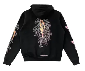 Chrome Hearts Art Basel Deadly Doll Zip Up Hoodie Black/Pink