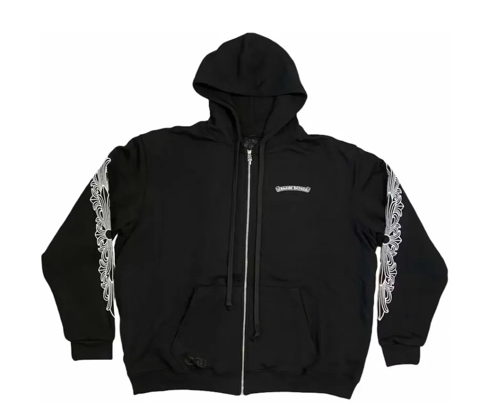 CHROME HEARTS  |Street Style Logo Hoodies