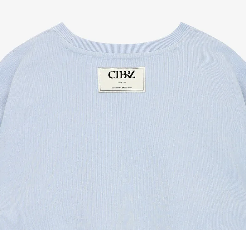 citybreeze  |U-Neck Long Sleeves Cotton Hoodies & Sweatshirts