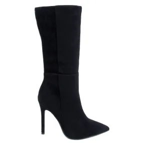 Classic suede high heel boots Marissa Black