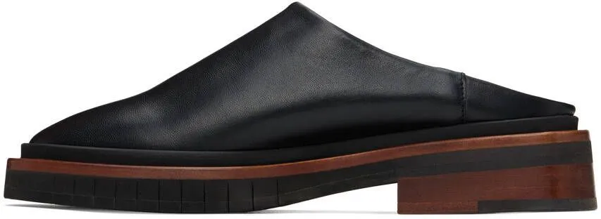 Clergerie Black Bosco Slip-On Loafers