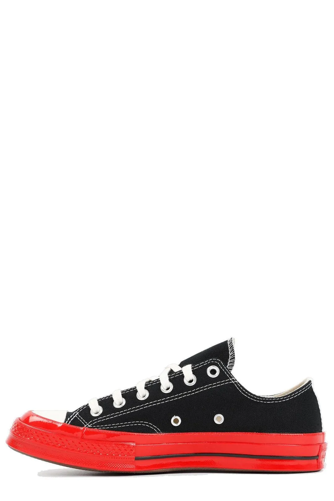 Comme des Garons Play X Converse Logo Print Chuck 70 Low-Top Sneakers