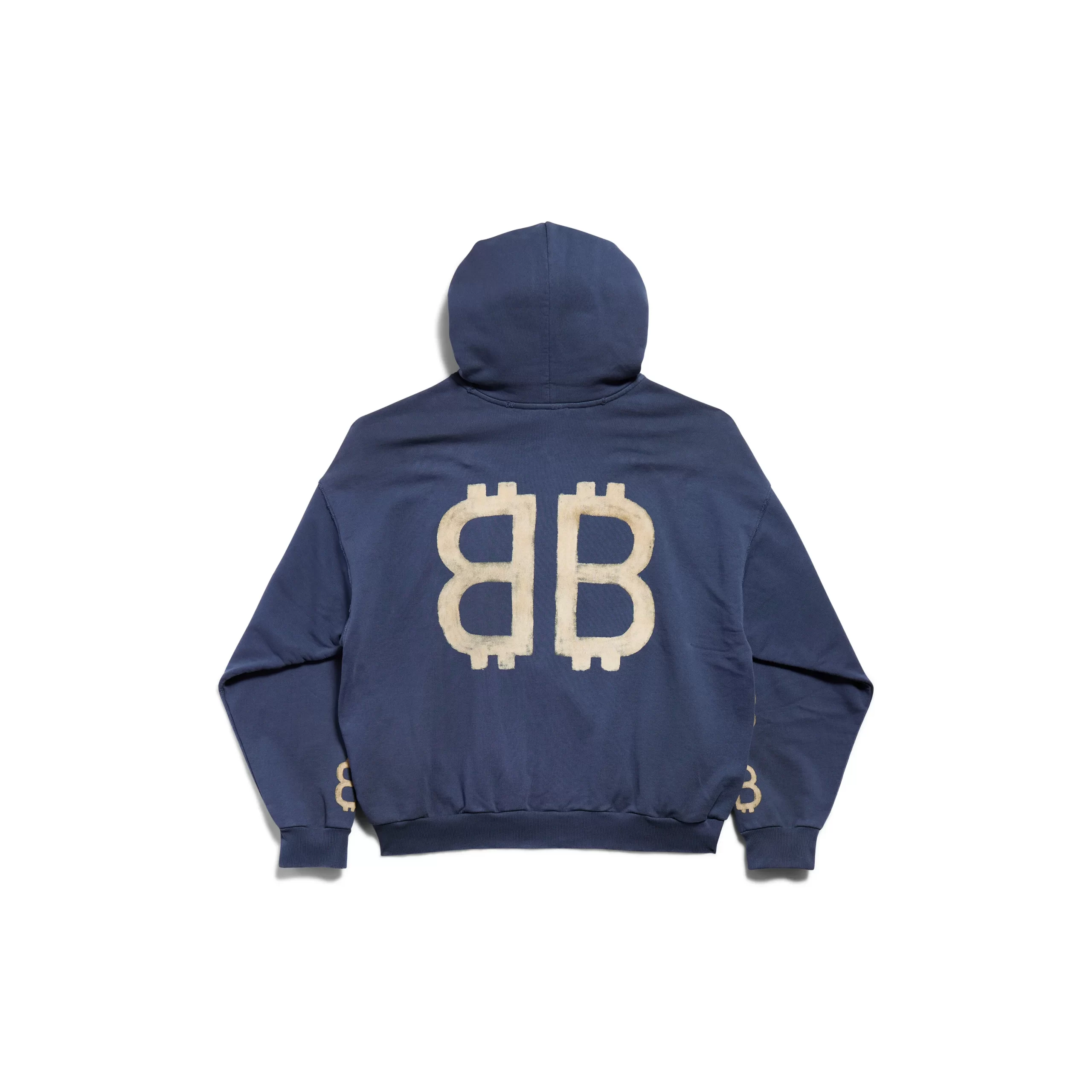 CRYPTO HOODIE MEDIUM FIT IN BLUE