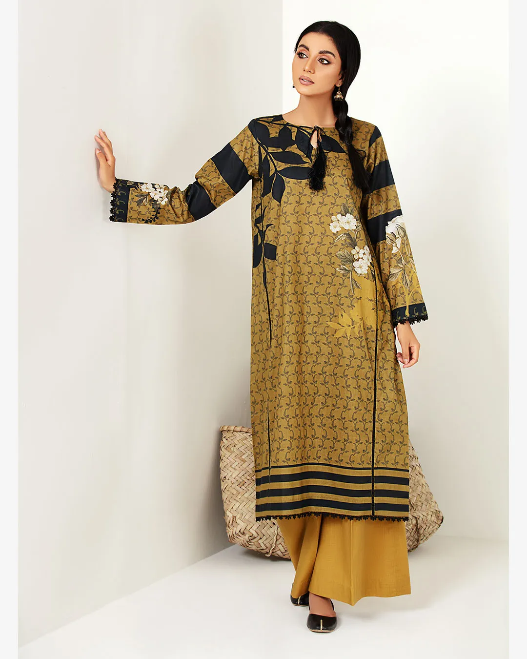 Dhanak by Noorangi Unstitched Printed Lawn 2Pc Suit - Bliss