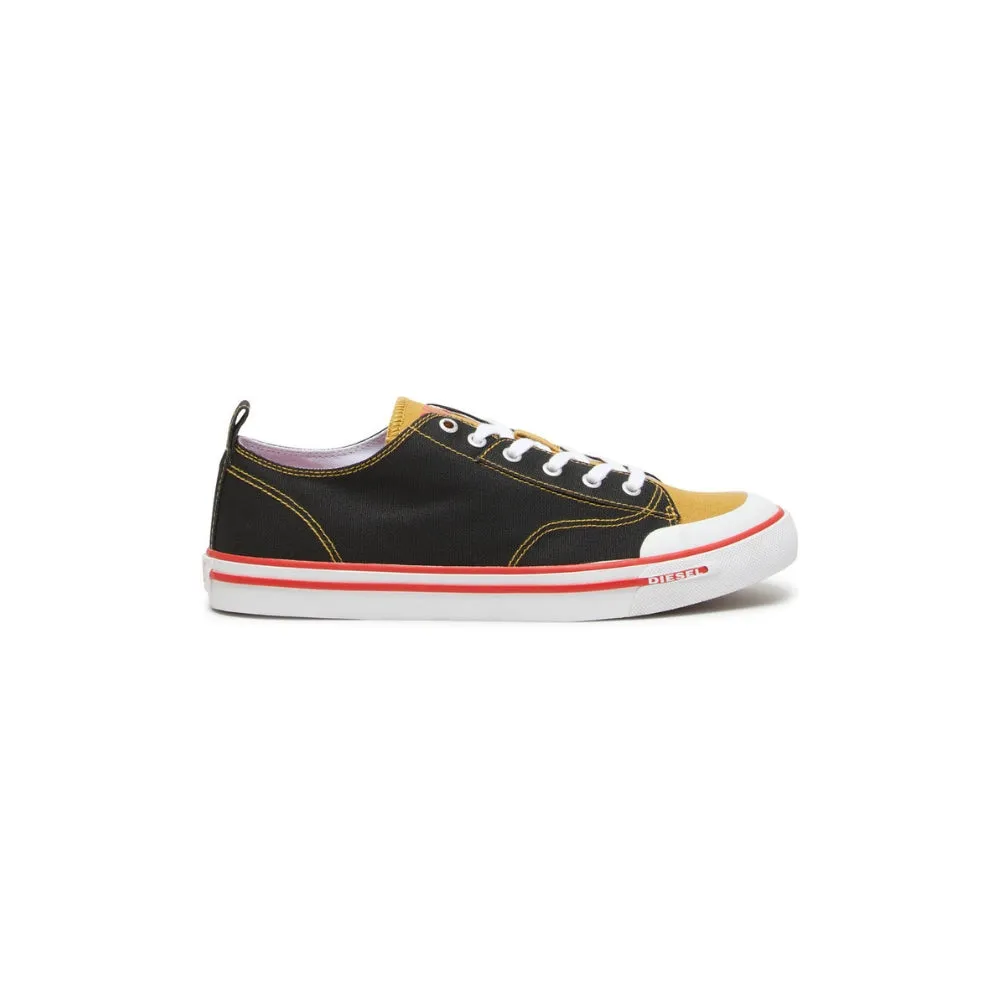 Diesel Y02882Pr012 Mens S-Athos Low Sneakers Black Multi