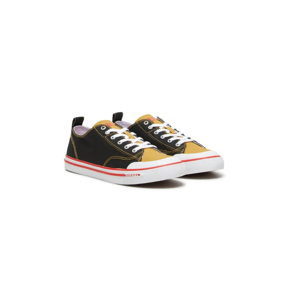 Diesel Y02882Pr012 Mens S-Athos Low Sneakers Black Multi