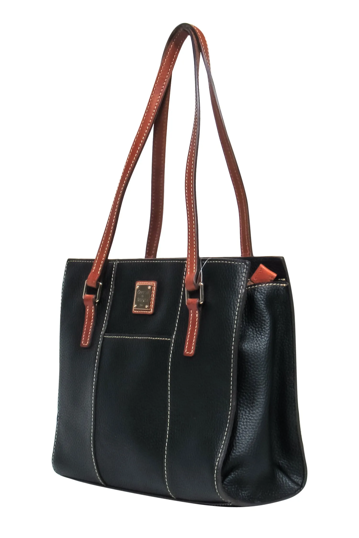 Dooney & Bourke - Black Leather Lexington Shopper Tote Bag