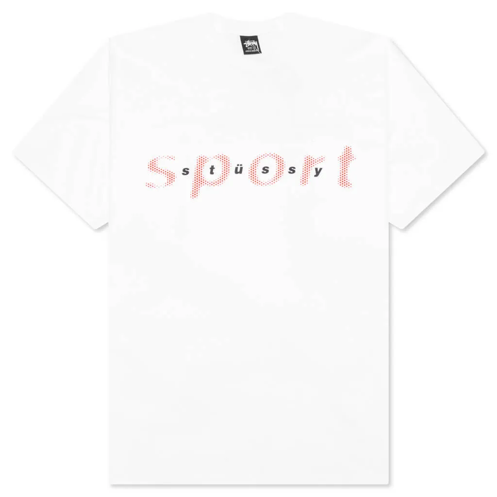 Dot Sport Tee - White