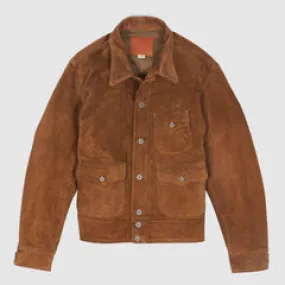 Double RL Suede Roughout Western Leather Jacket