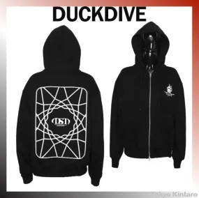 DUCKDIVE  |Street Style Cotton Logo Hoodies