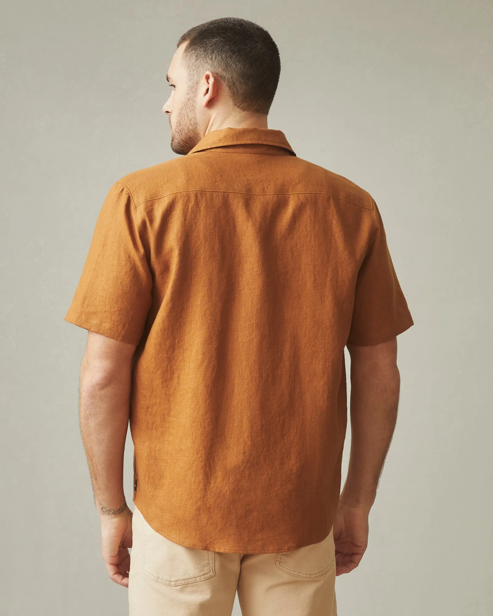 Easy Linen Shirt - Cashew