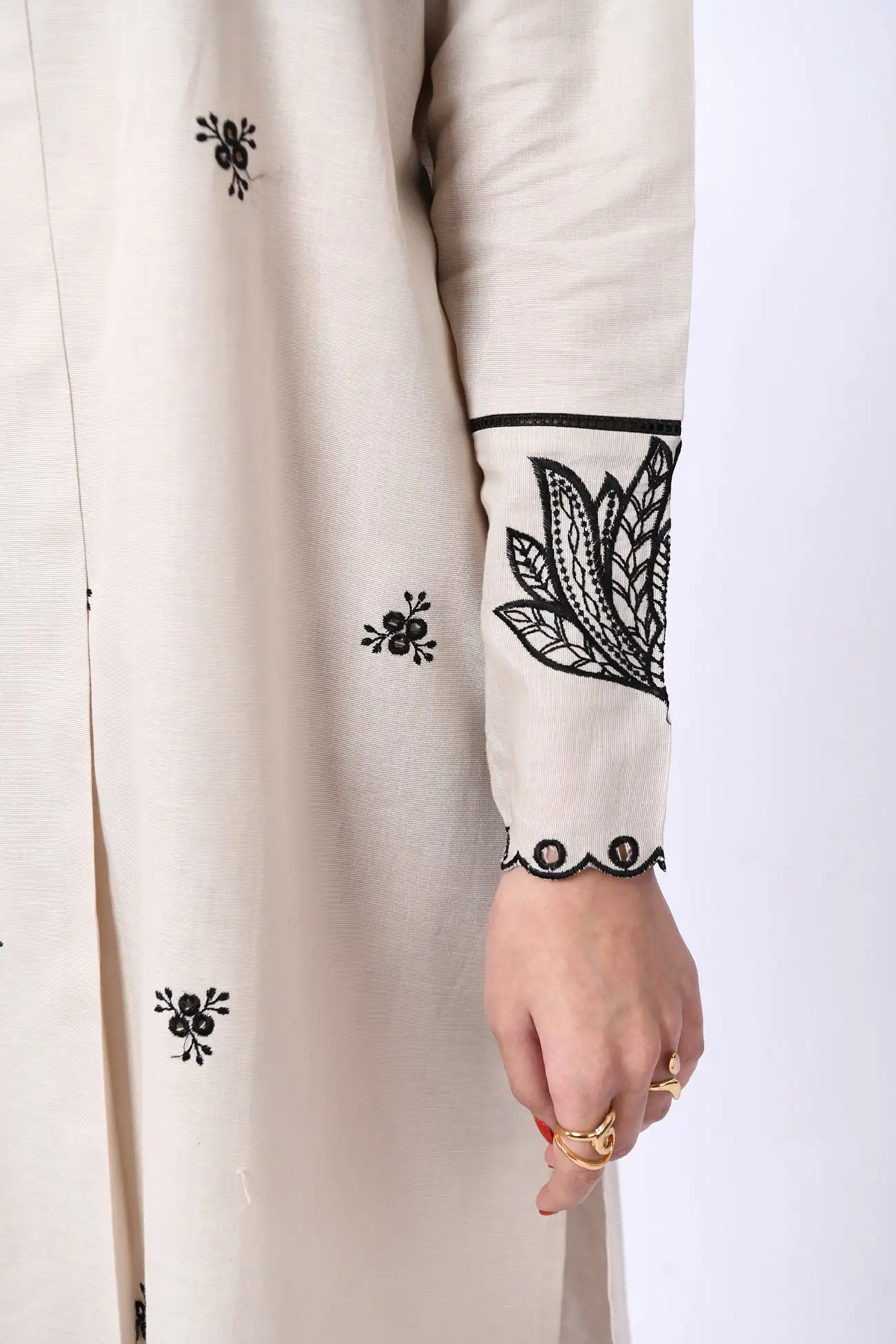 Embroidered suit