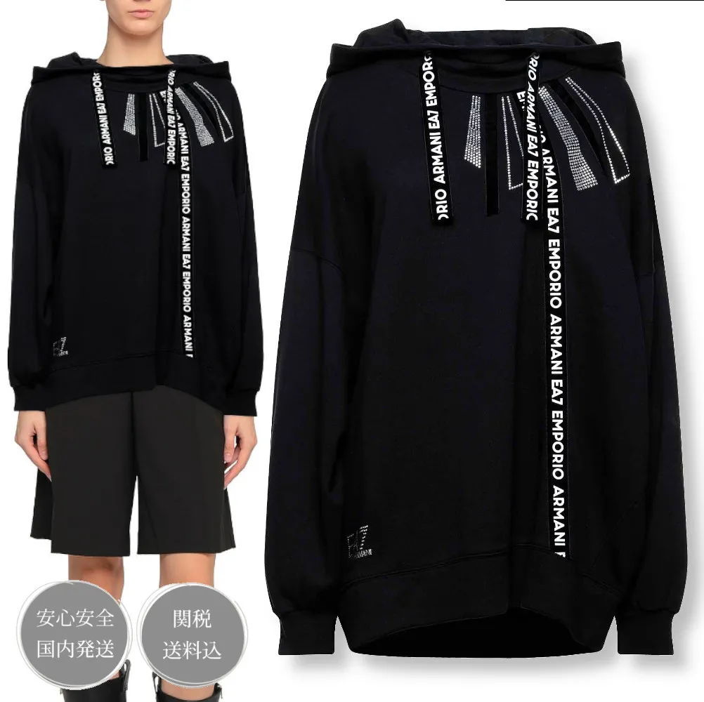 EMPORIO ARMANI  |Long Sleeves Logo Hoodies & Sweatshirts