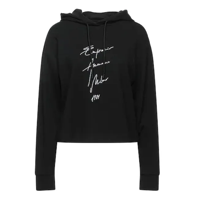 EMPORIO ARMANI  |Nylon Long Sleeves Logo Hoodies & Sweatshirts