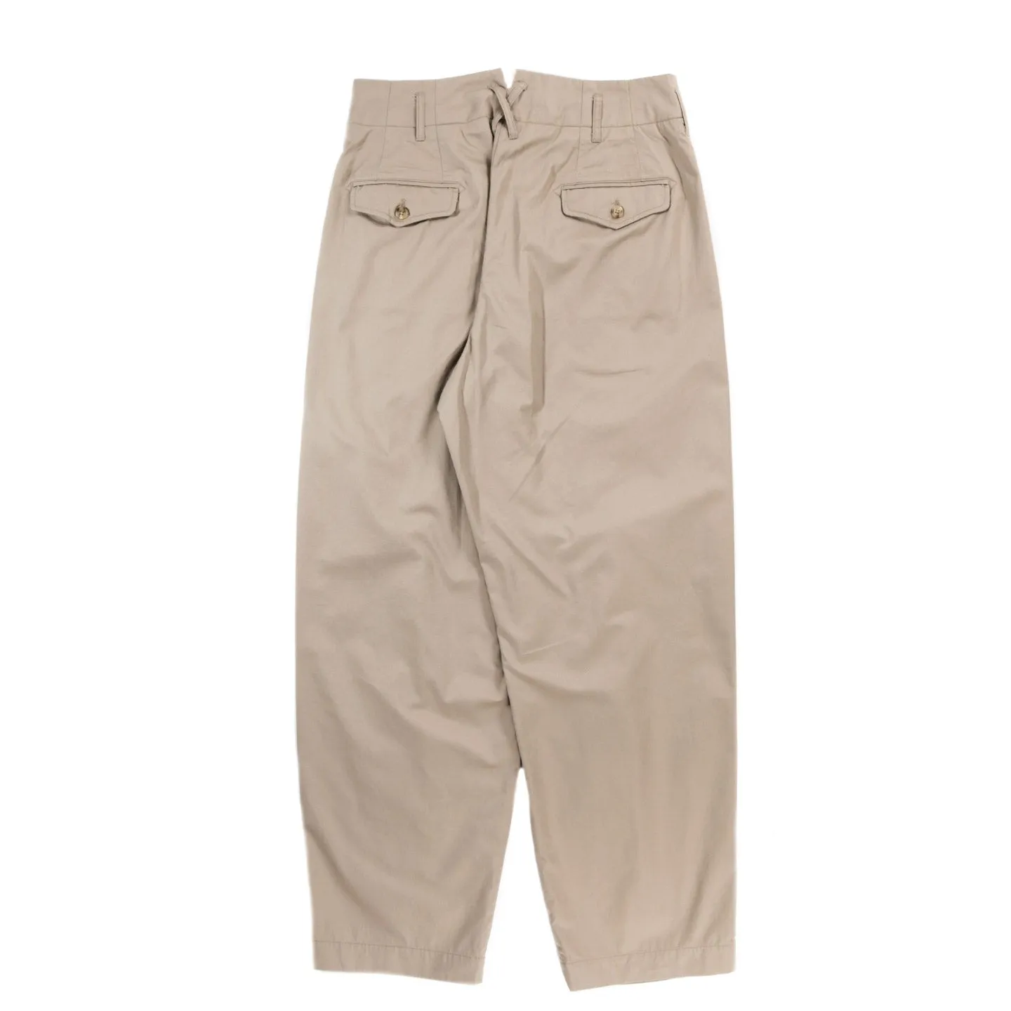 ENGINEERED GARMENTS BONTON PANT KHAKI HIGHCOUNT TWILL