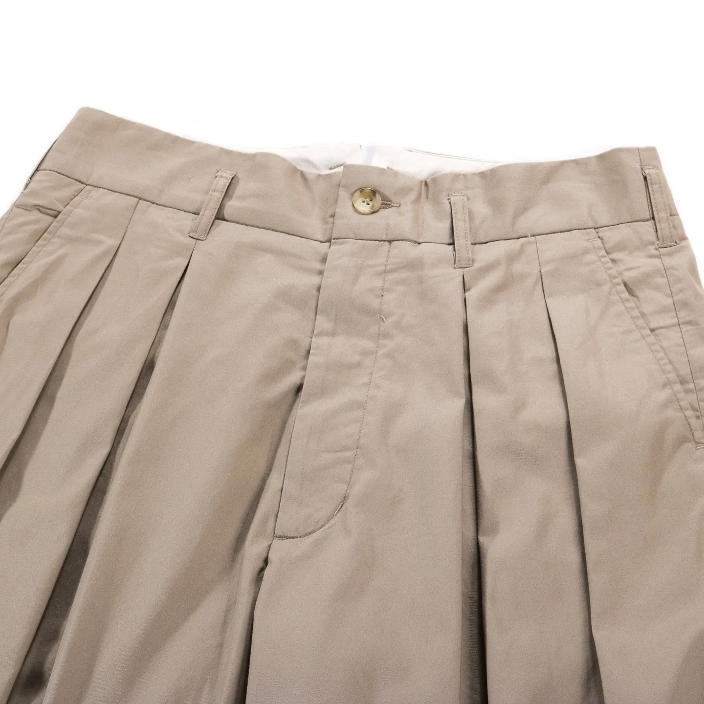 ENGINEERED GARMENTS BONTON PANT KHAKI HIGHCOUNT TWILL