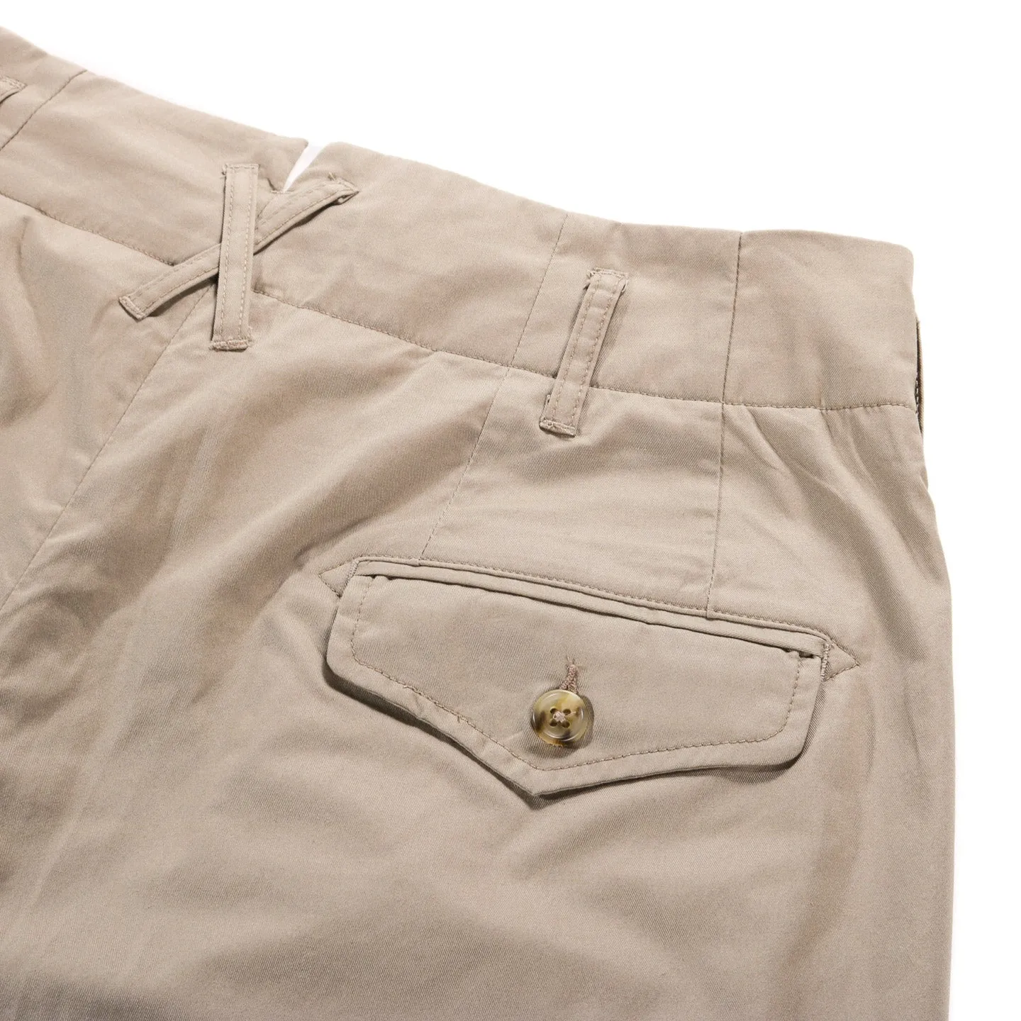 ENGINEERED GARMENTS BONTON PANT KHAKI HIGHCOUNT TWILL