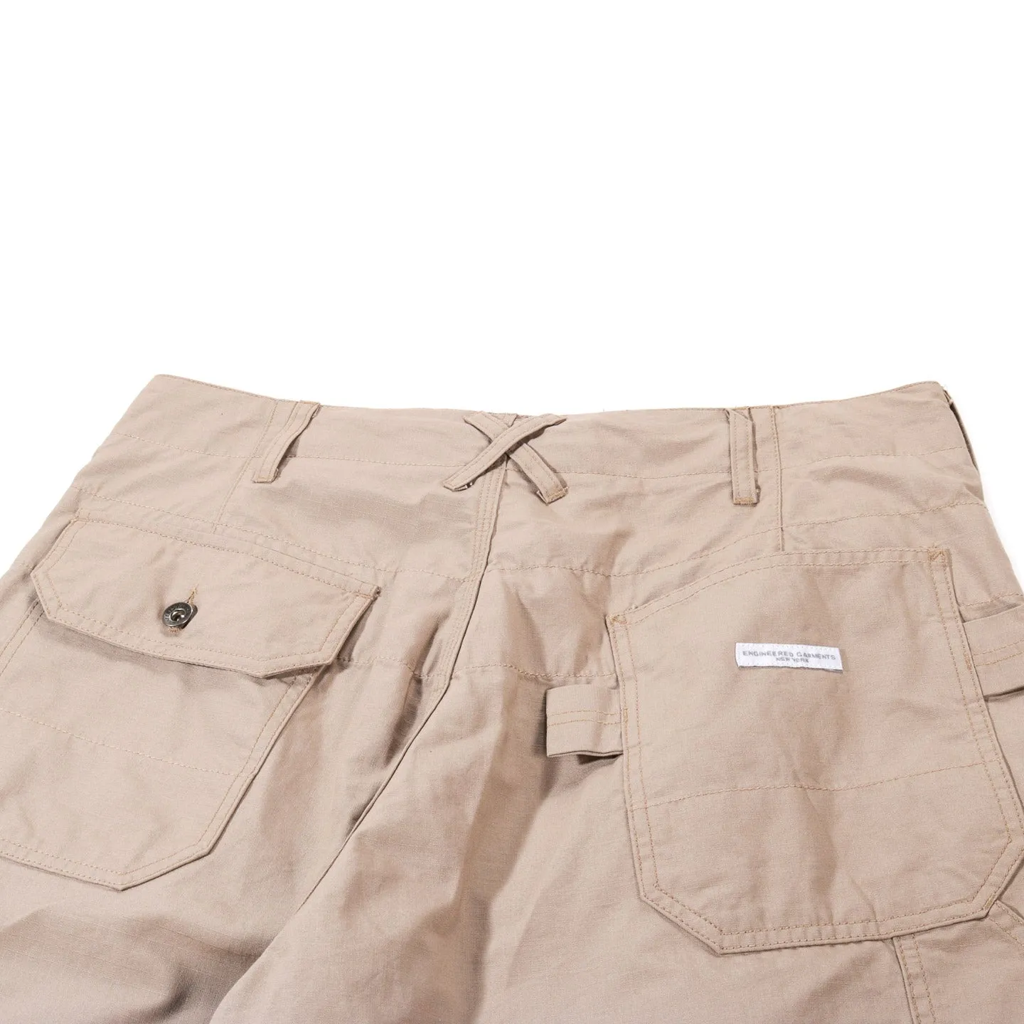 ENGINEERED GARMENTS PAINTER PANT KHAKI COTTON RIPSTOP