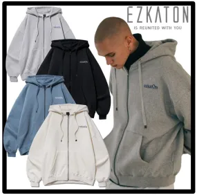 EZKATON  |Unisex Street Style Logo Hoodies