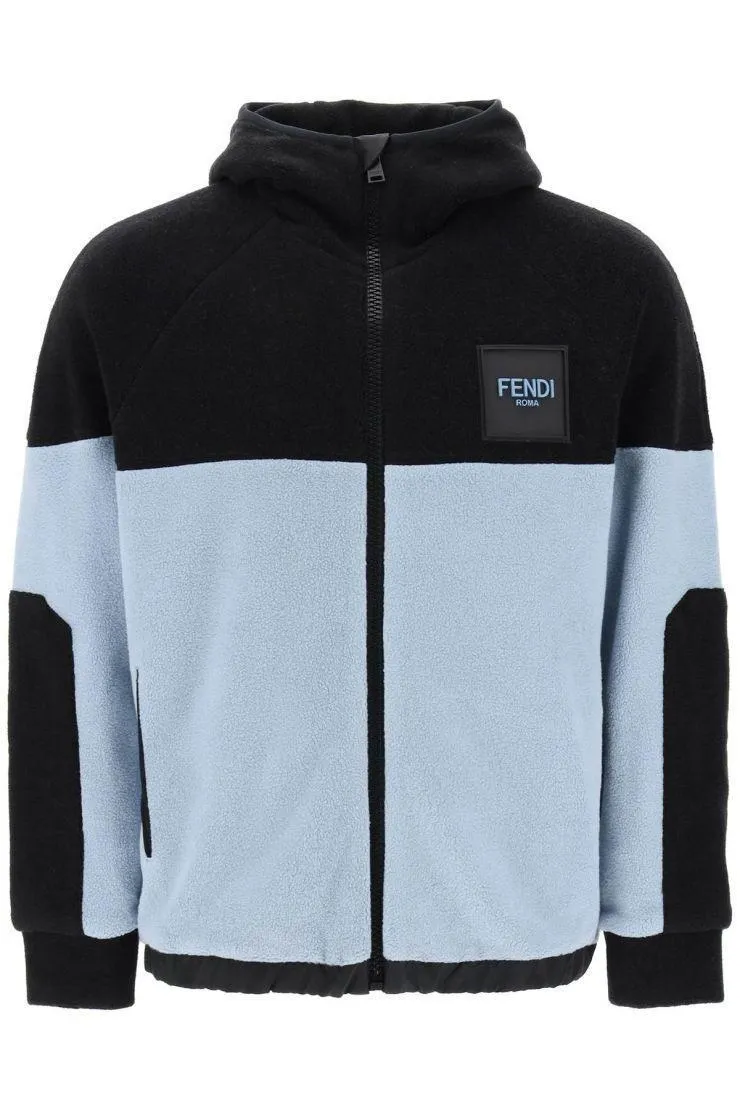 FENDI  |Sweat Long Sleeves Cotton Logo Luxury Hoodies