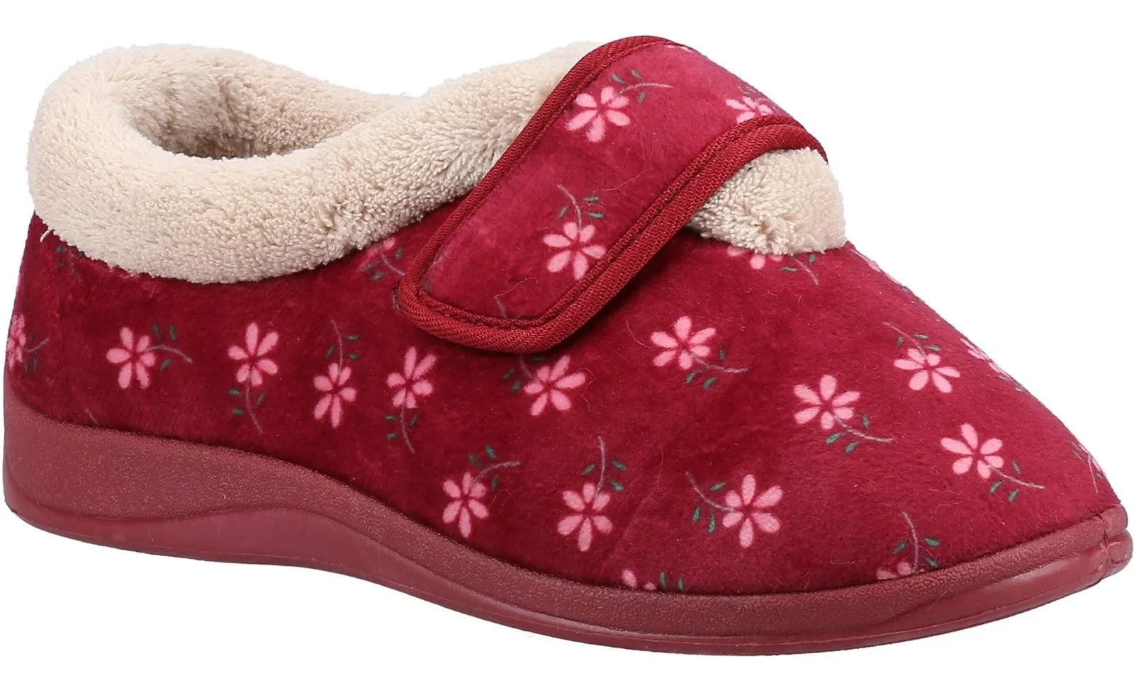 Fleet & Foster Tunnis Womens Touch Fastening Slipper