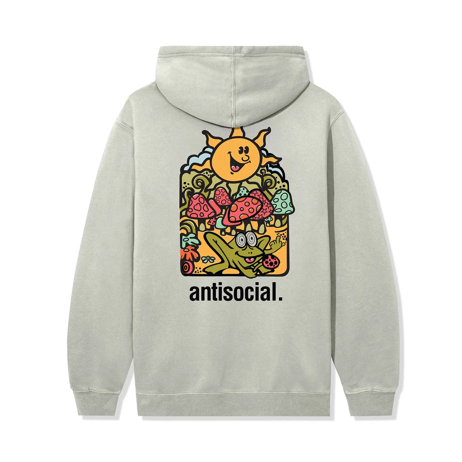 Frog Trip Hoodie - Dusty Sage