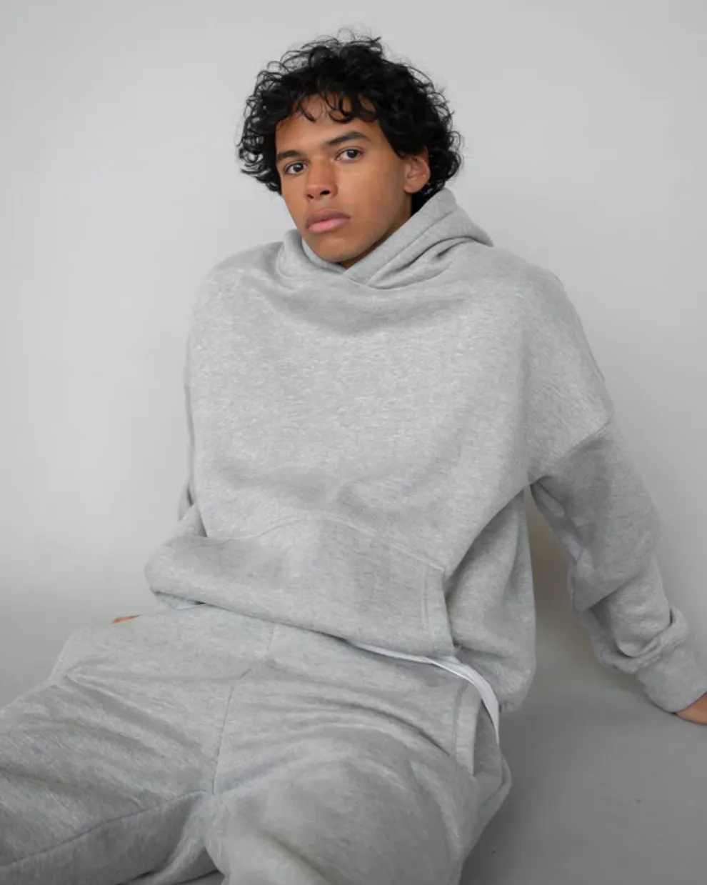 Grey Oversized Hoodie