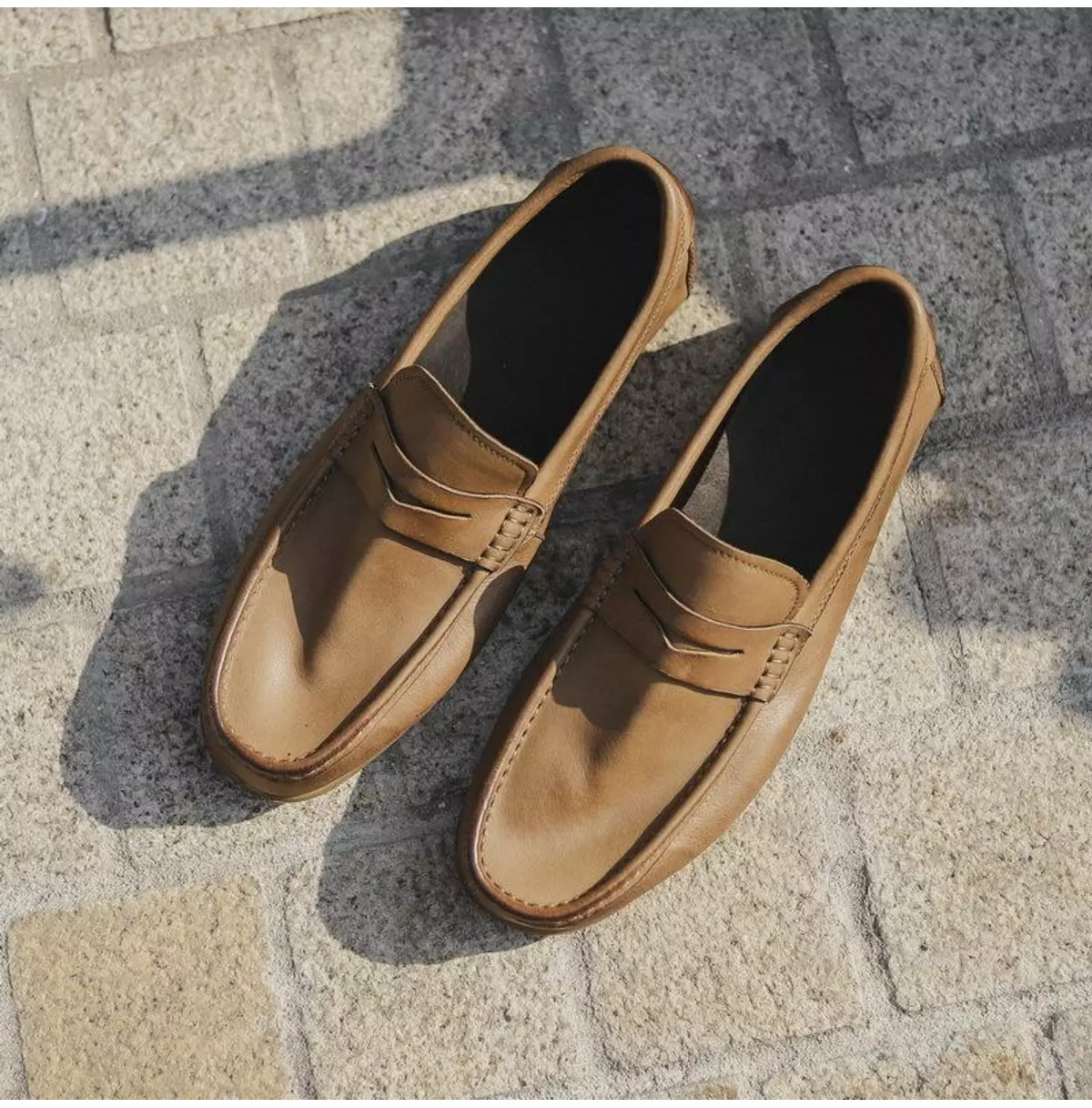 Handmade Men's Cow Suede Casual Loafer Shoes