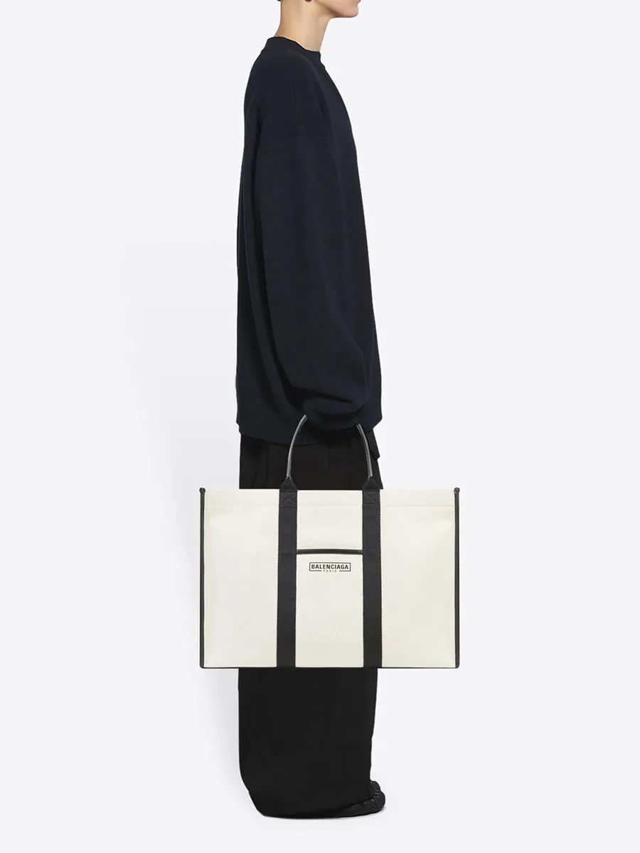 Hardware Large Tote Bag in Beige