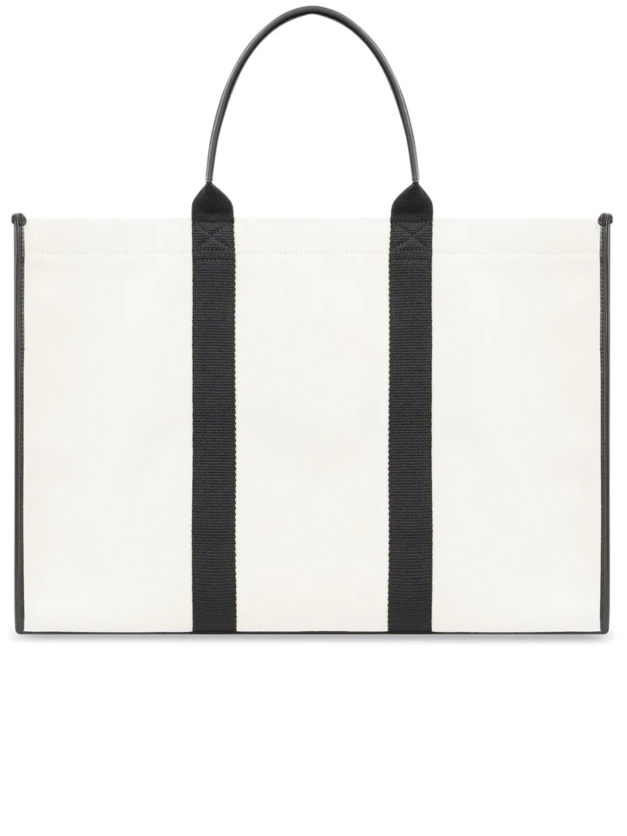 Hardware Large Tote Bag in Beige