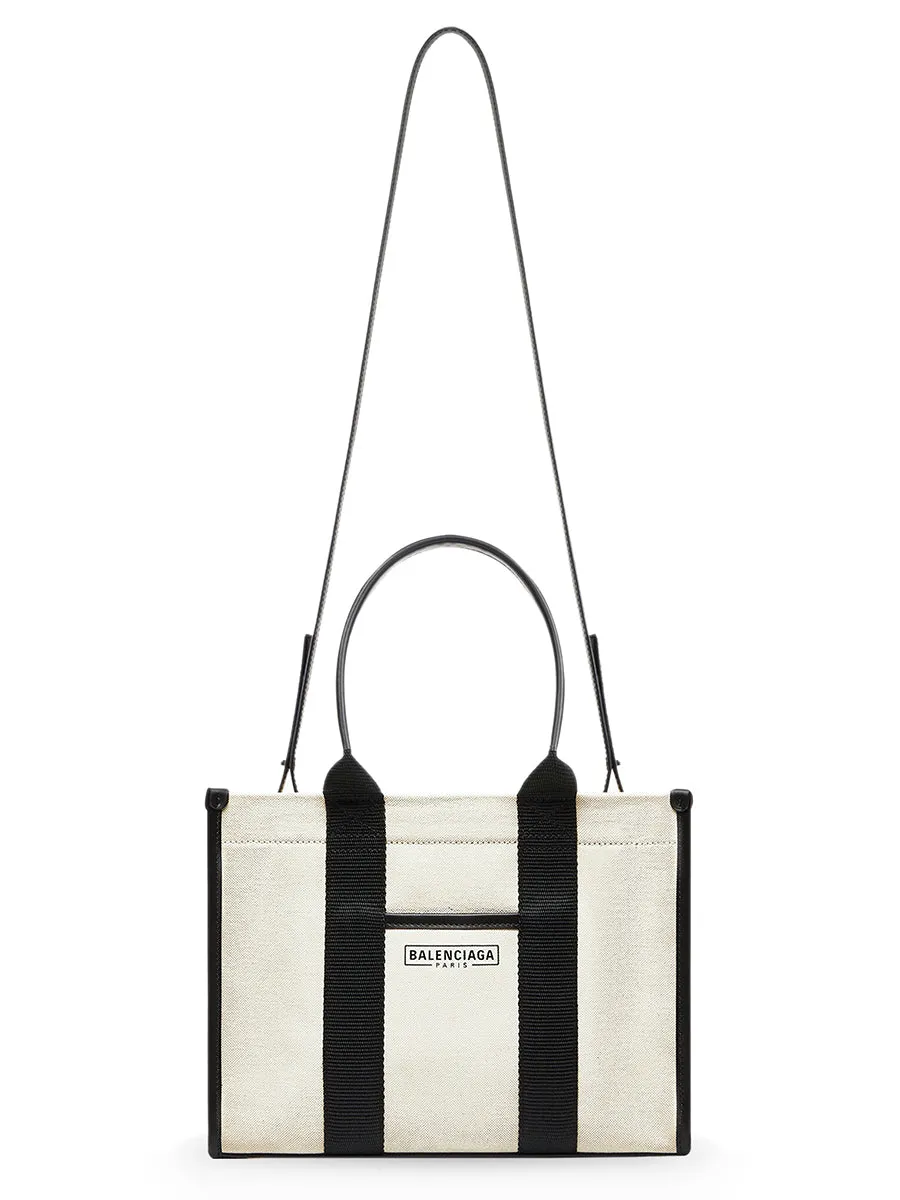 Hardware Small Tote Bag in Beige