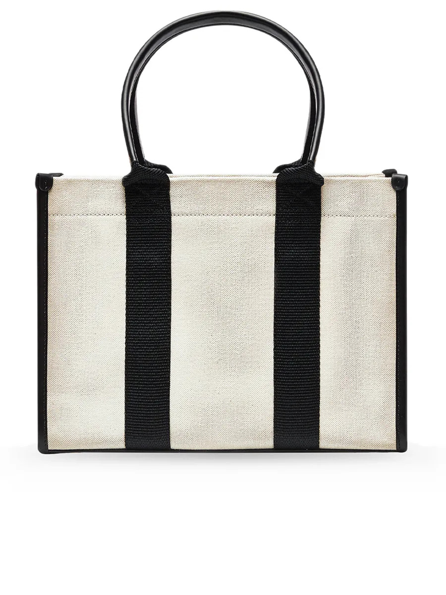 Hardware Small Tote Bag in Beige