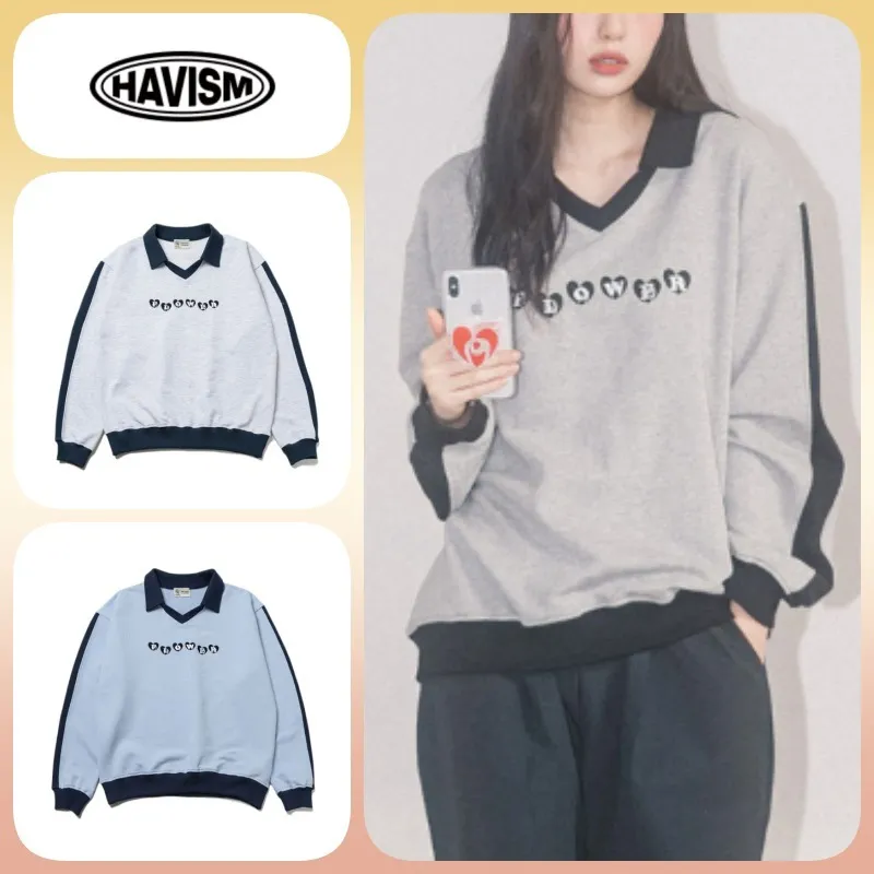 HAVISM  |Long Sleeves Hoodies & Sweatshirts