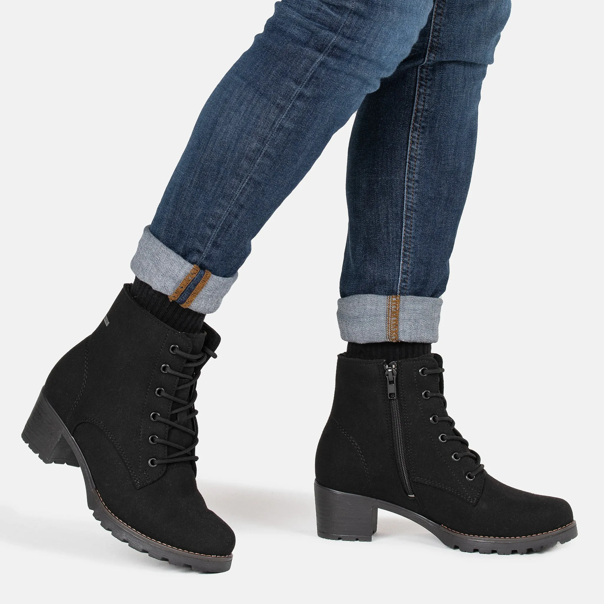 HEISI Women's vegan GORE-TEX® heeled boots