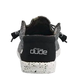 'Hey Dude' Men's Wally Sox Classic - Black / White