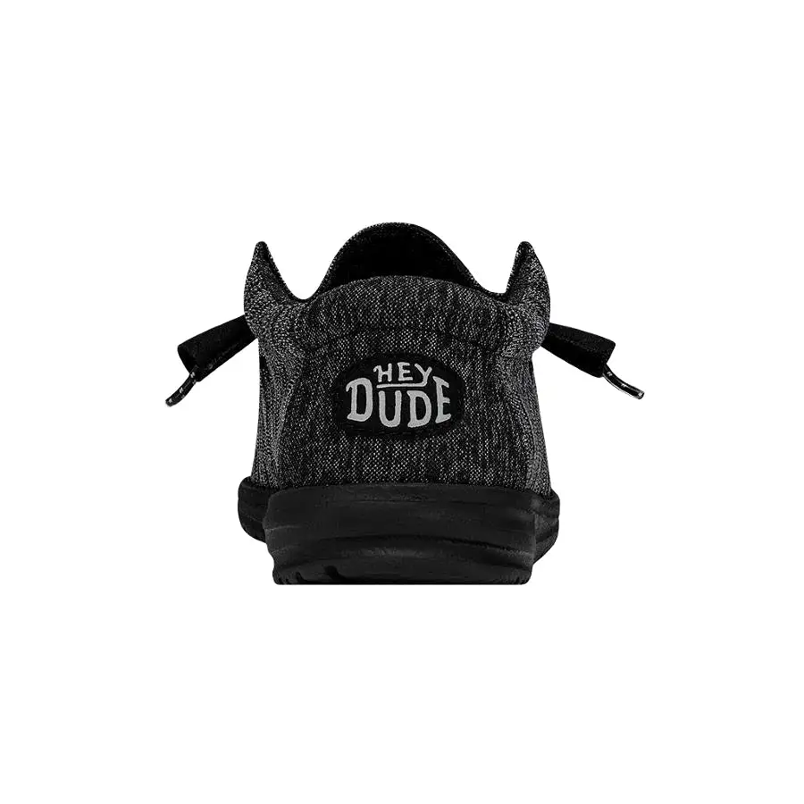 'Hey Dude' Men's Wally Sport Knit - Black / Black