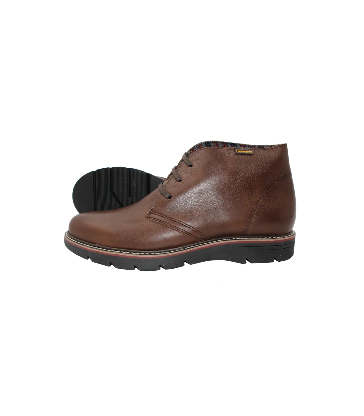 Himalaya Mens Leathear Boots - Brown 2800