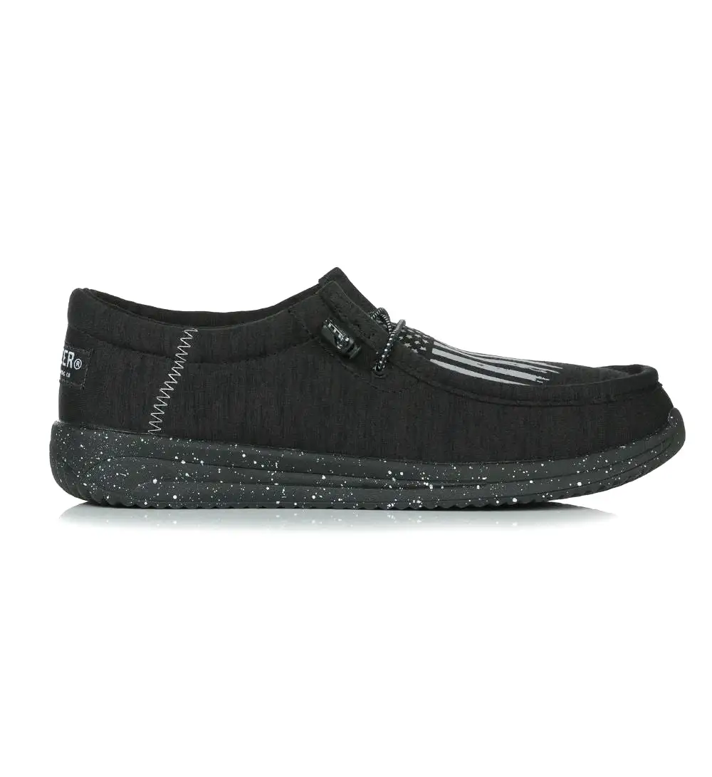 'Howitzer' Men's Roam Patriot Slip On - Black