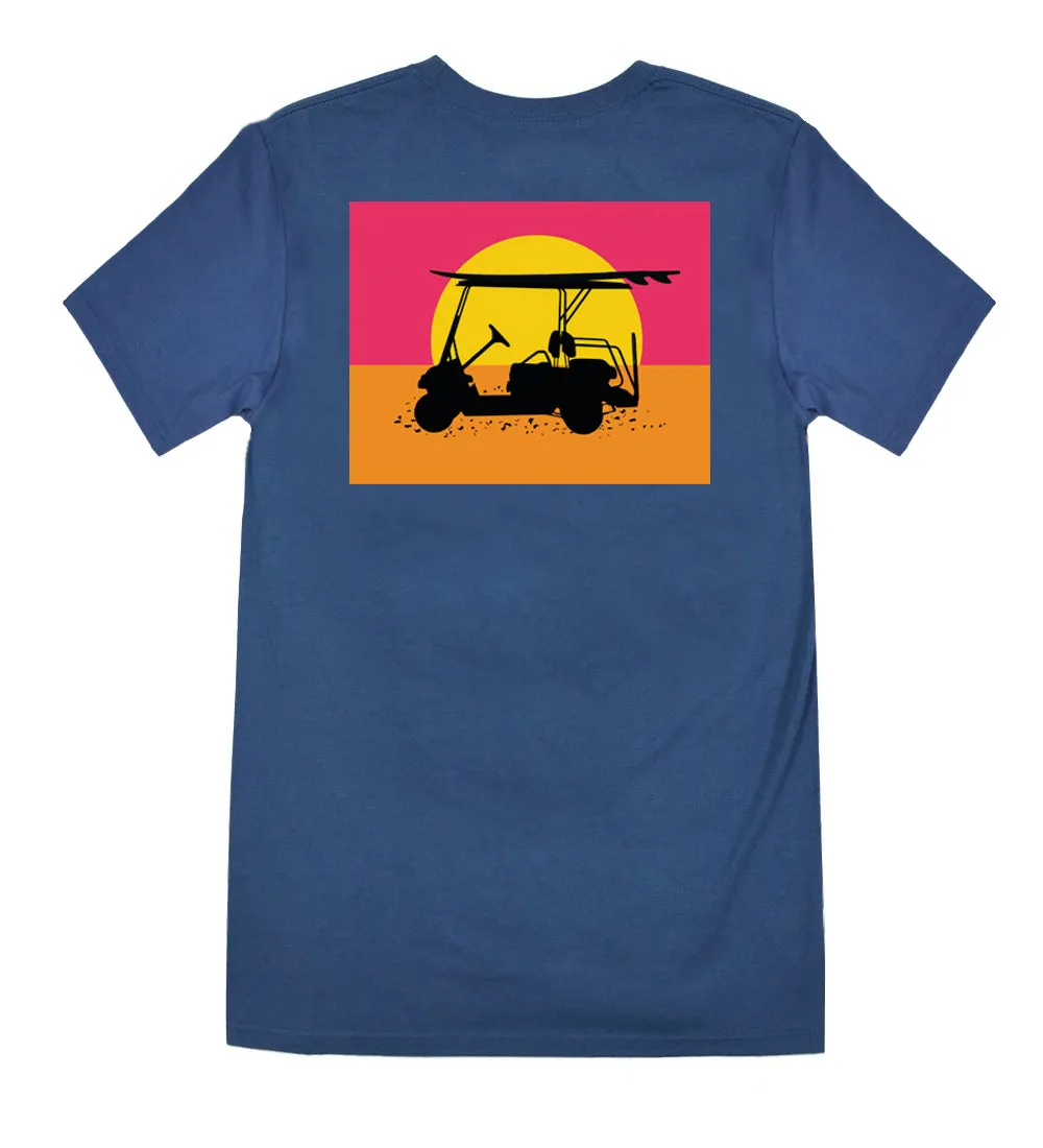 Island Tee - Endless Sunset - Navy