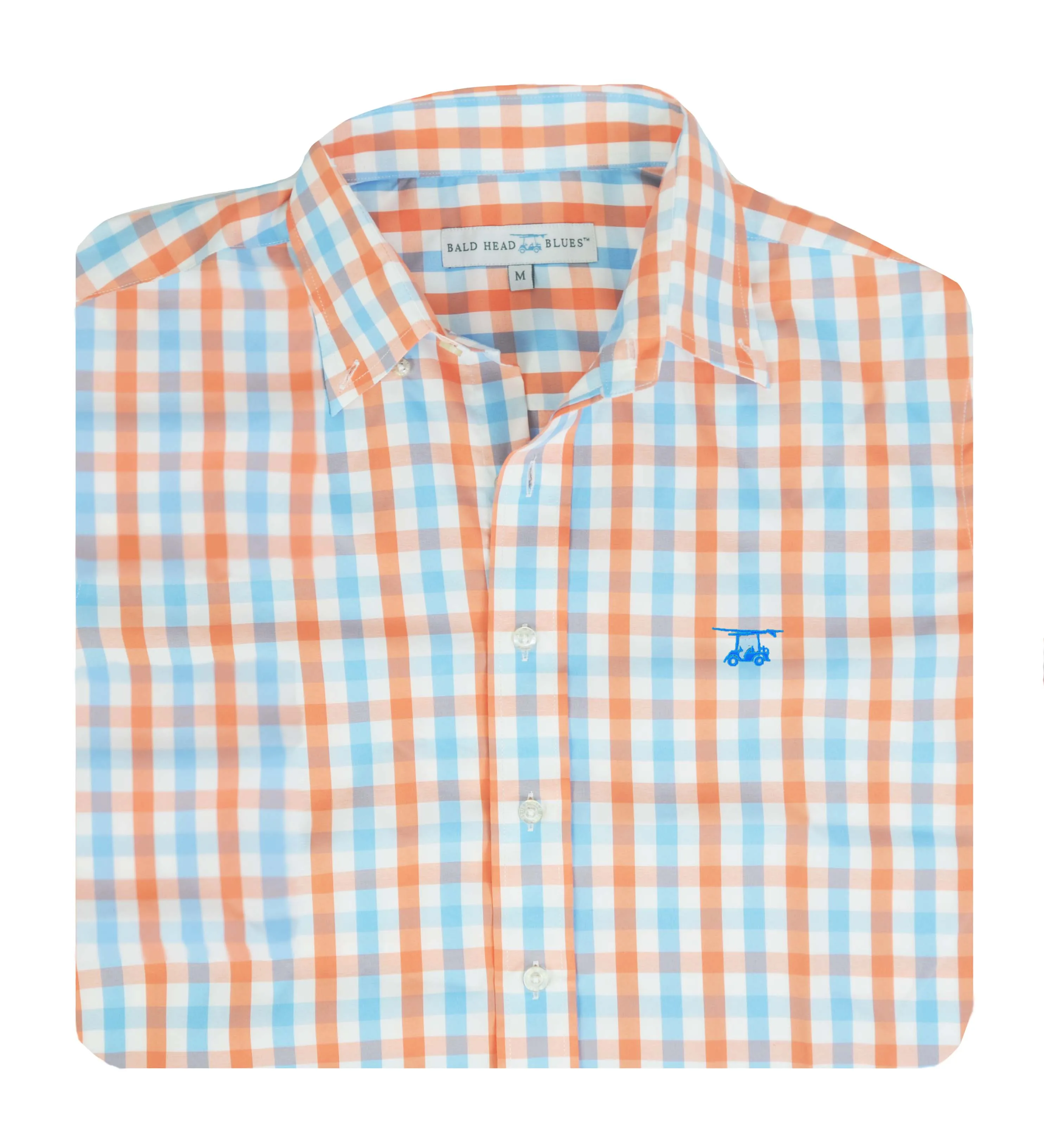 Islander Button Down - Coral/Bell