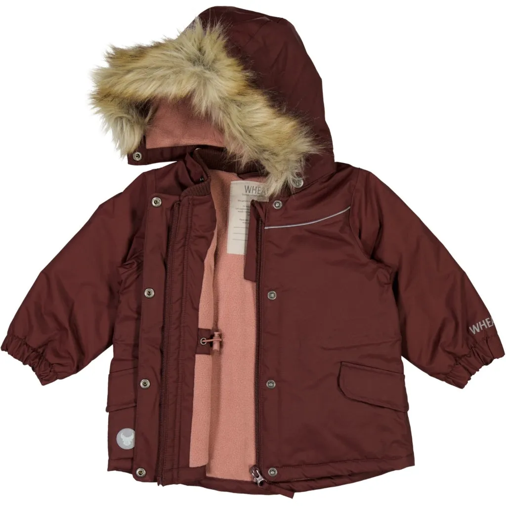 Jacket Mathilde Tech - maroon