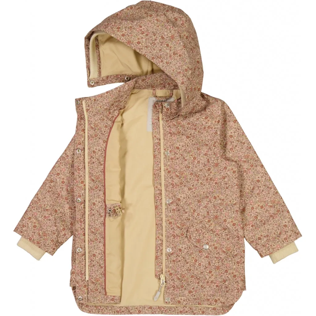 Jacket Oda Tech - barely beige flowers