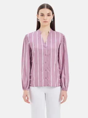 Jamie Striped Full Sleeves Shirt