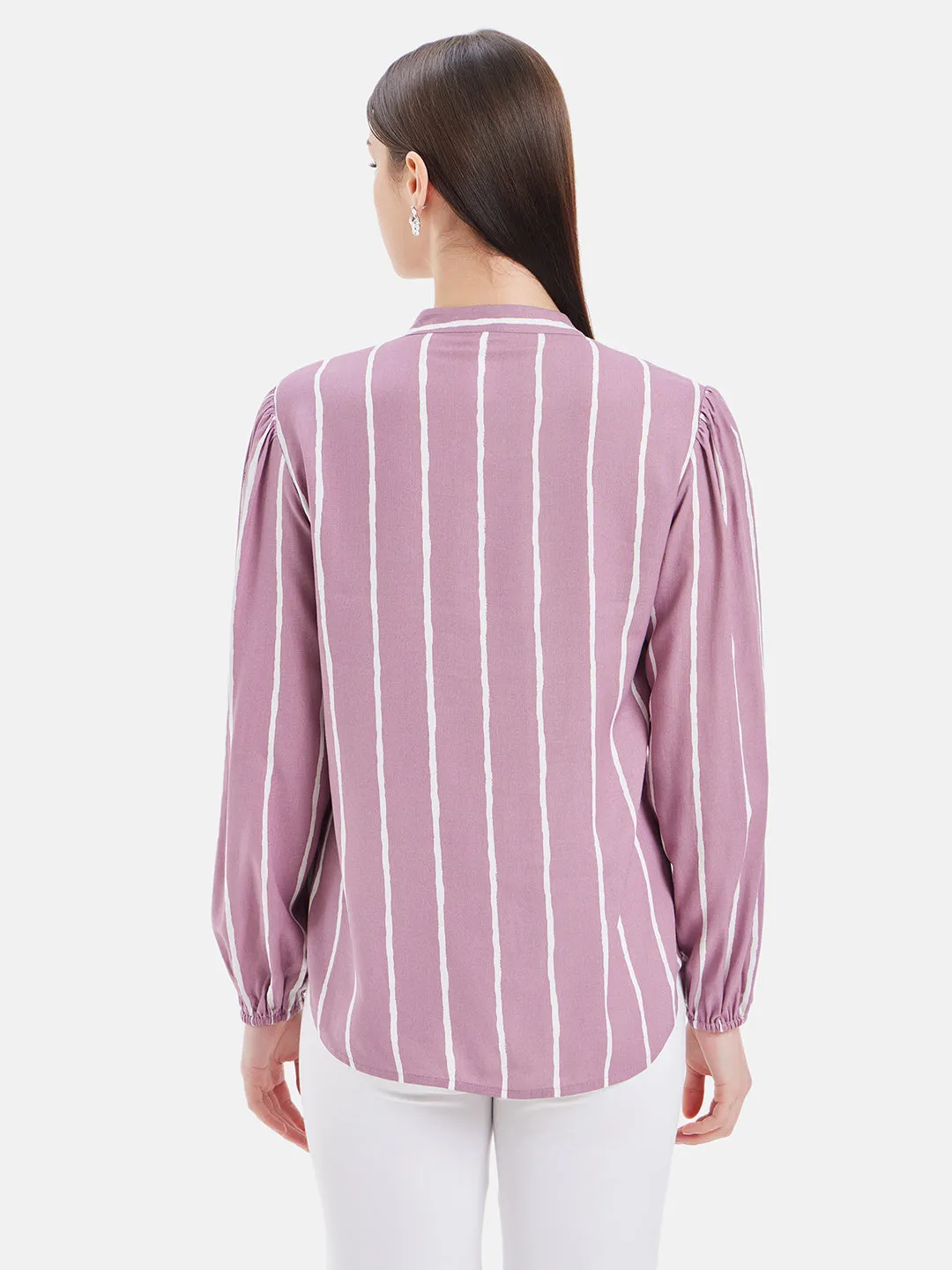 Jamie Striped Full Sleeves Shirt