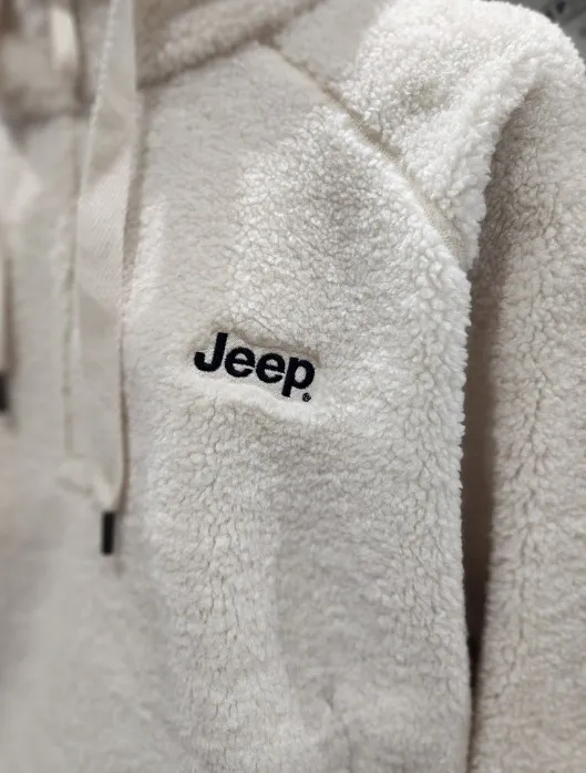 JEEP  |Shearling Logo Hoodies & Sweatshirts