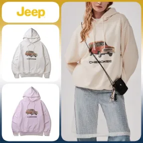 JEEP  |Unisex Long Sleeves Hoodies