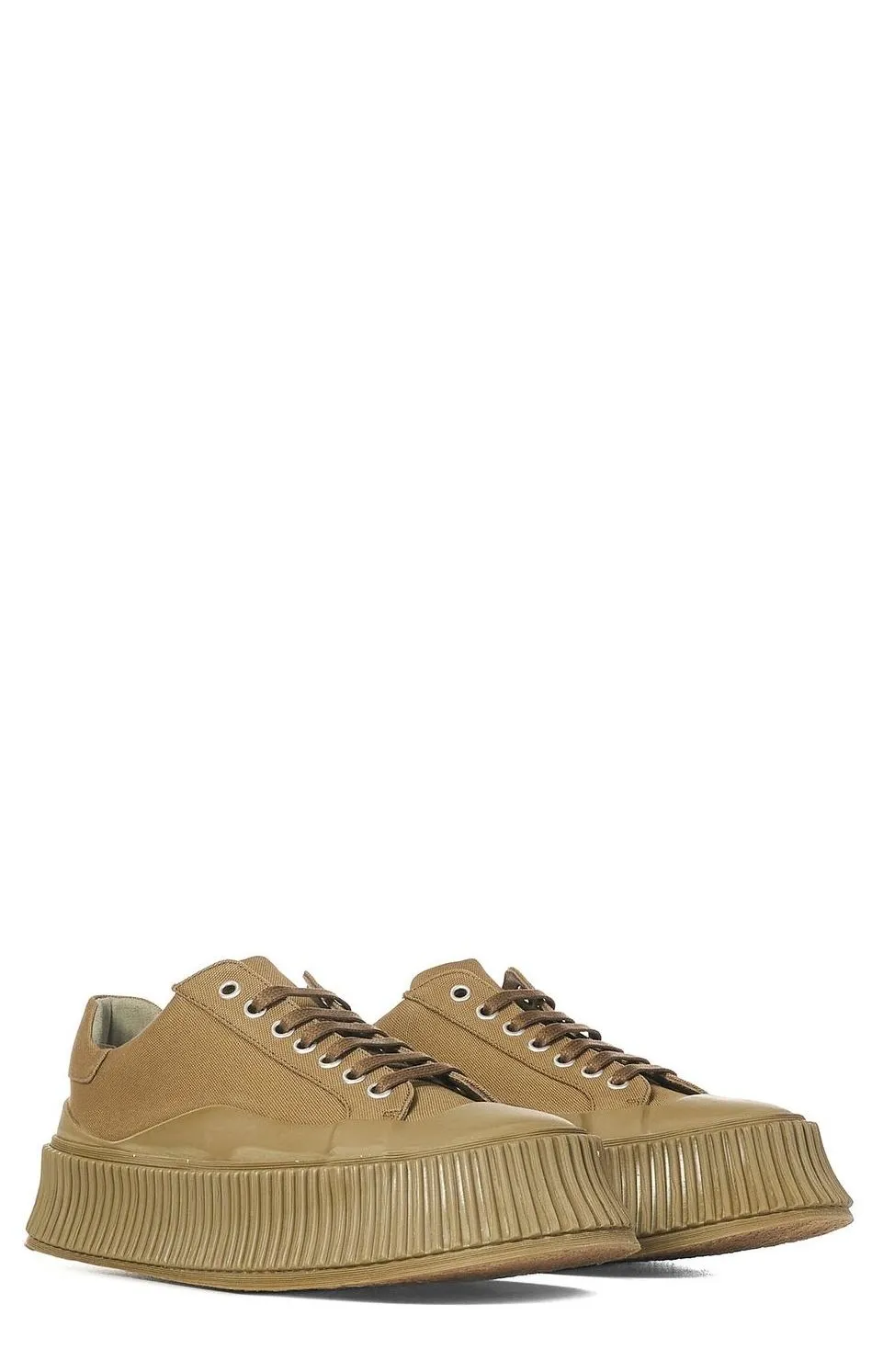 Jil Sander Panelled Low-Top Platform Sneakers