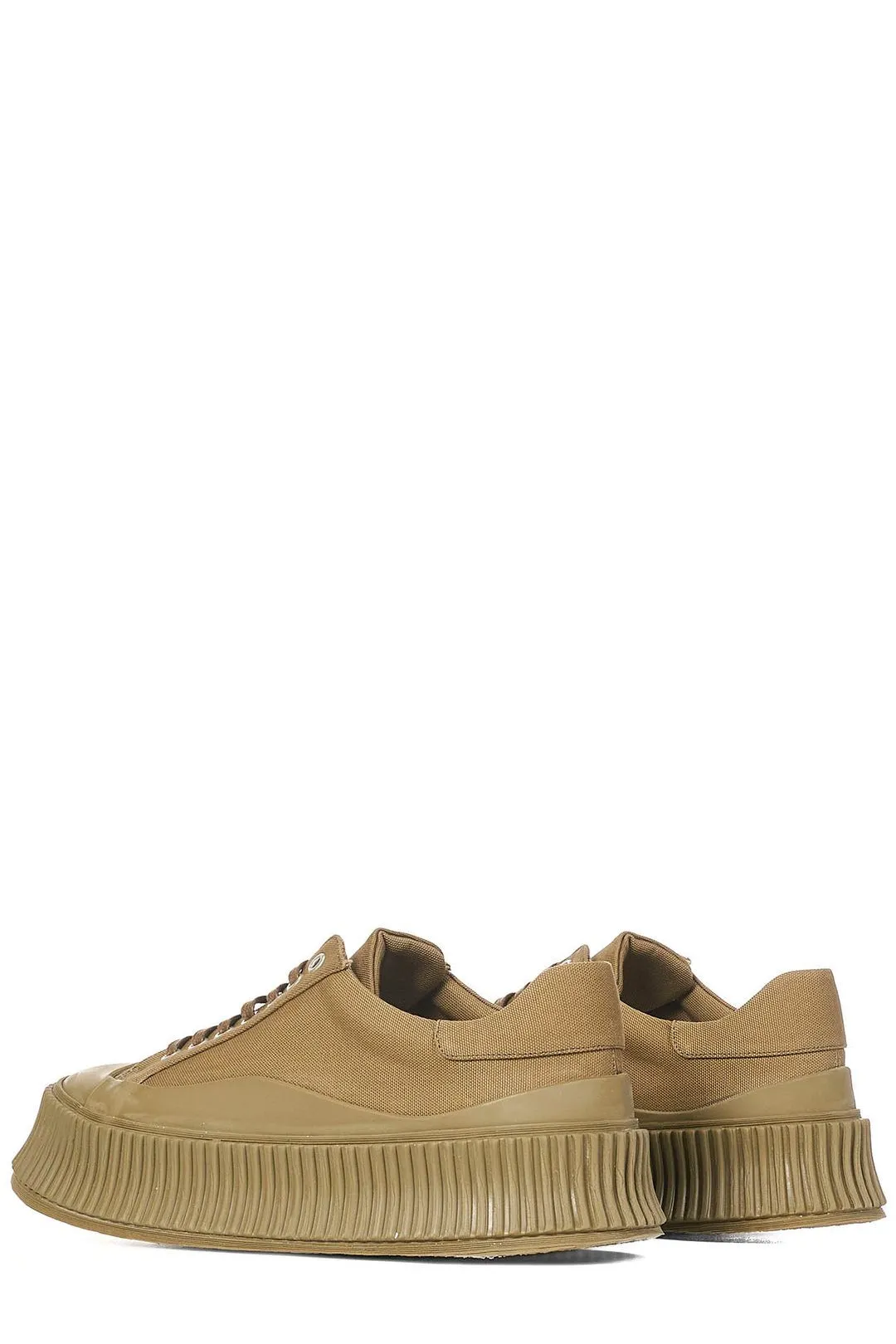 Jil Sander Panelled Low-Top Platform Sneakers