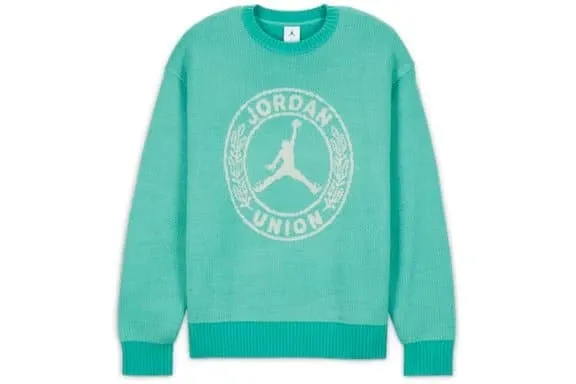 Jordan x Union MJ Sweater Kinetic Green/White