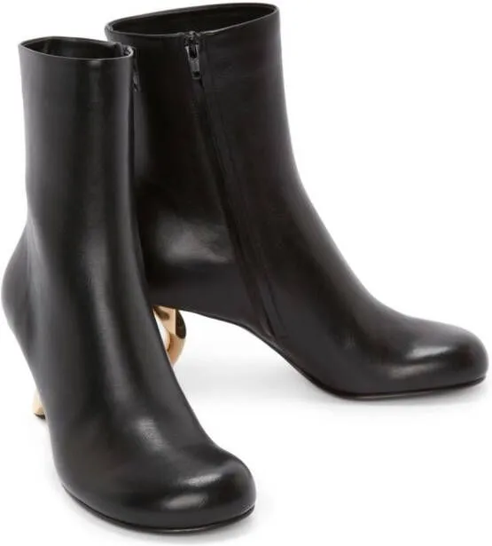 JW Anderson Chain mid-heel boots Black